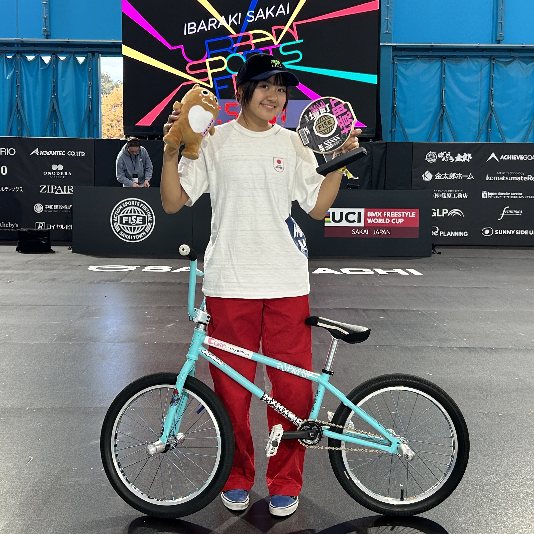 京都　大阪　滋賀　引き取り限定 マジックフルーツ　オデッセイ　南海　 BMX 本村 果鈴が世界大会優勝！FISE SAKAI 2025 – JYKK JAPAN